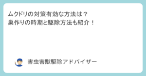 ムクドリの対策有効な方法は？ 巣作りの時期と駆除方法も紹介！